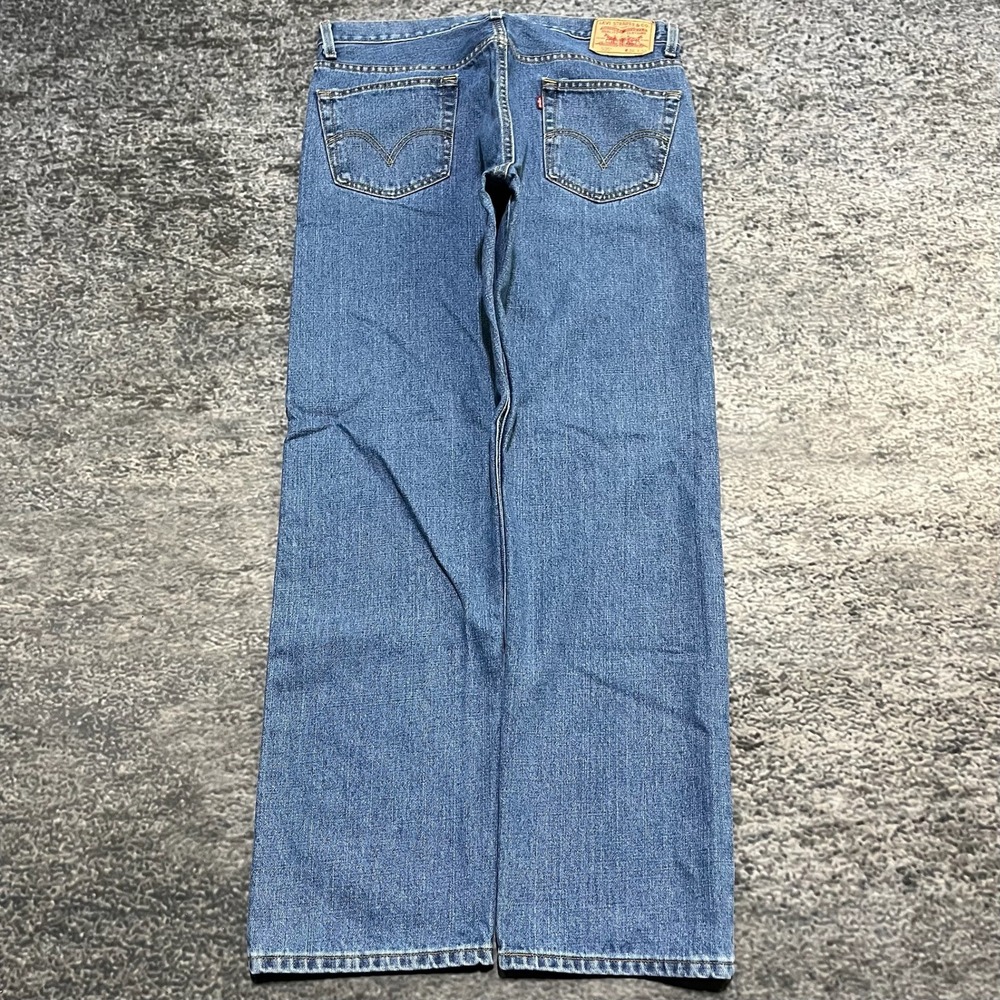 Vintage Levi's 505 Jeans Mens 36x33 Blue Regular Fit Straight Leg Denim 2000s